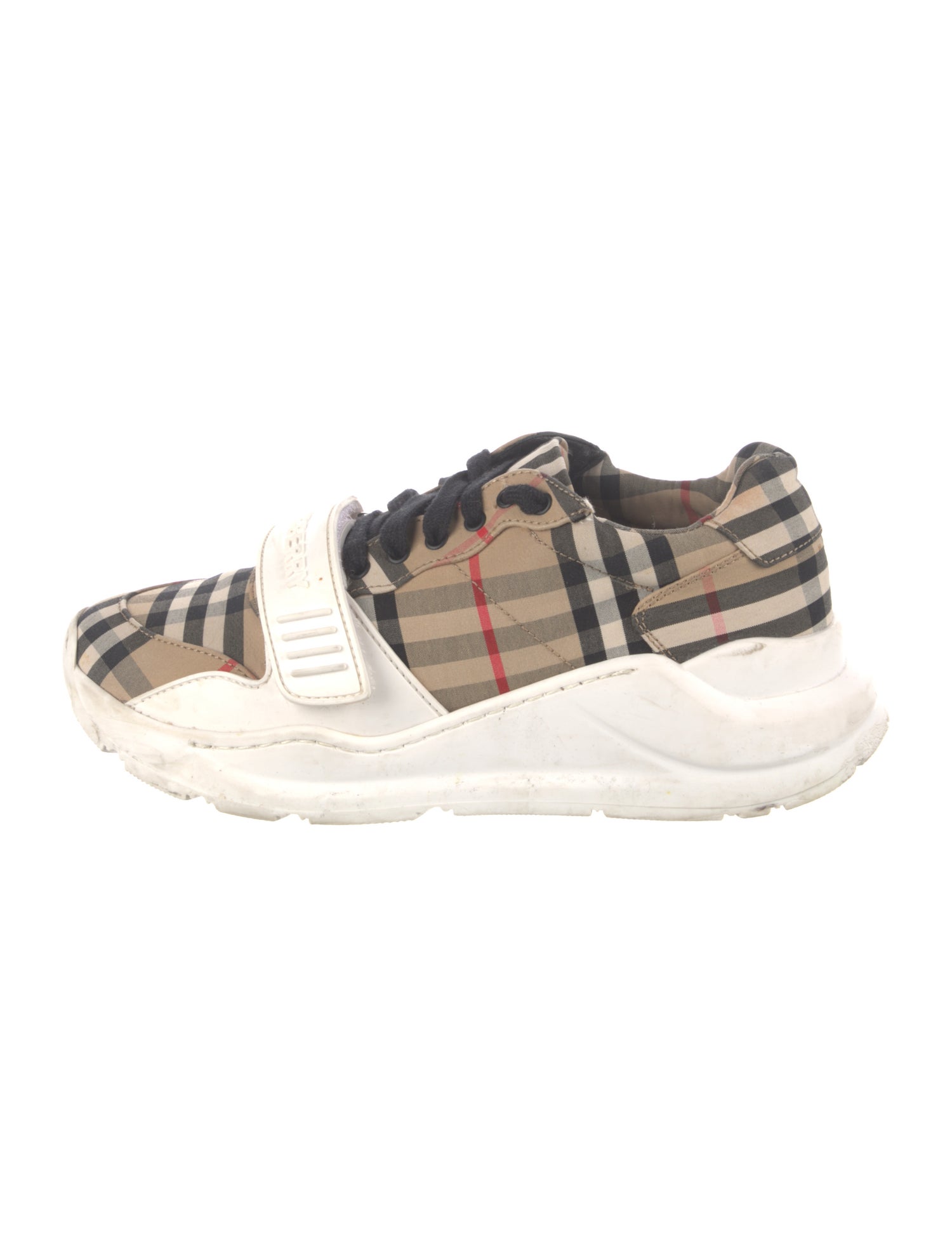 Burberry House Check Pattern Canvas Sneakers