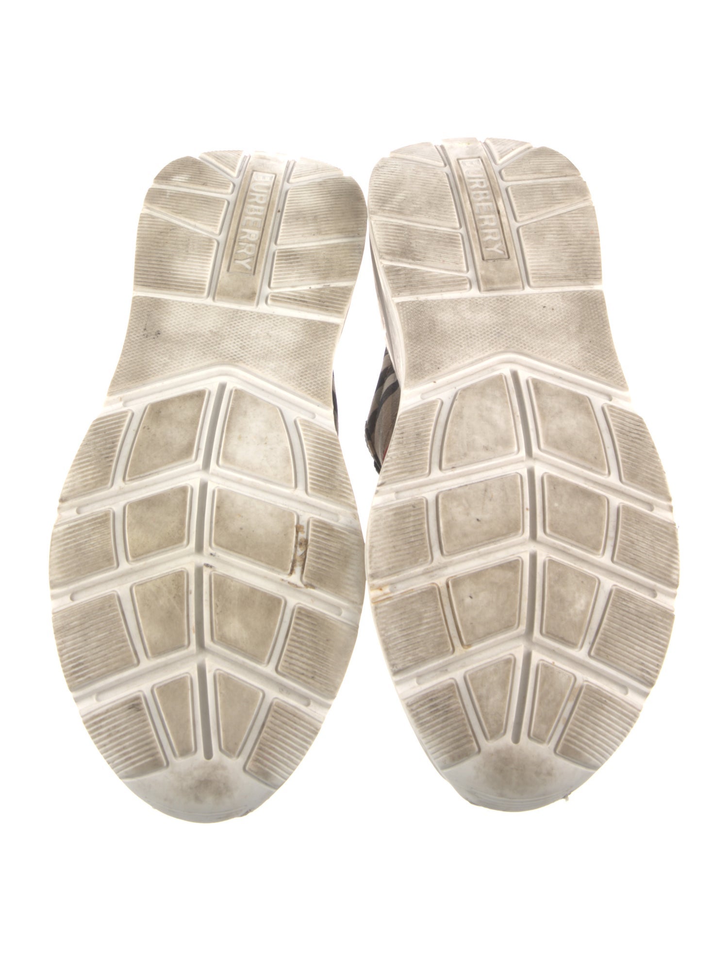 Burberry House Check Pattern Canvas Sneakers