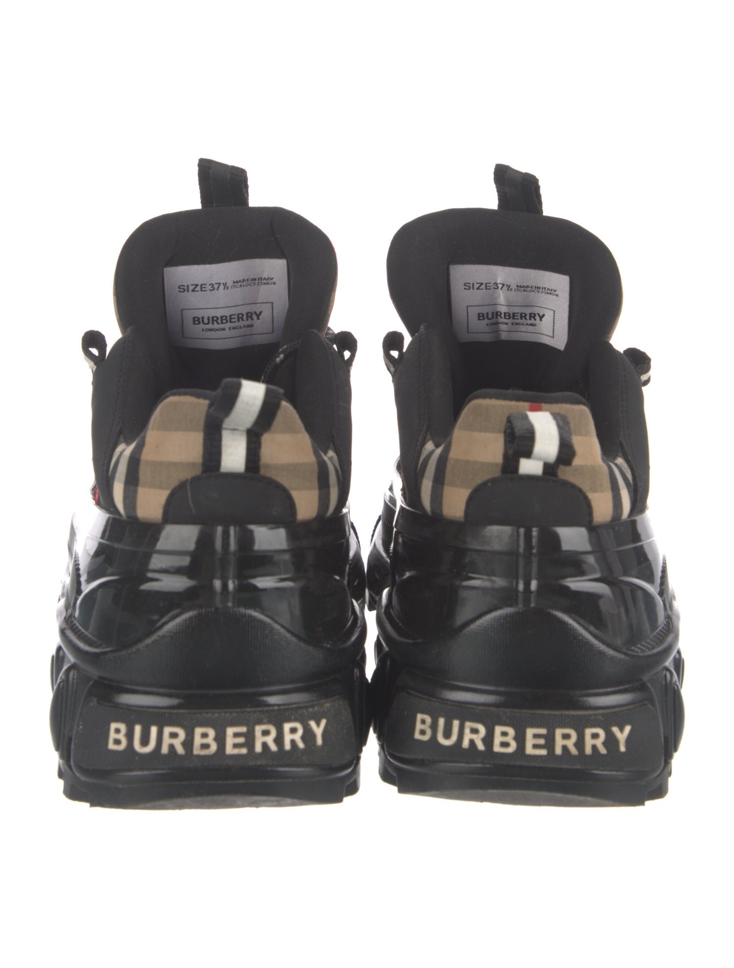 Burberry House Check Pattern Sneakers