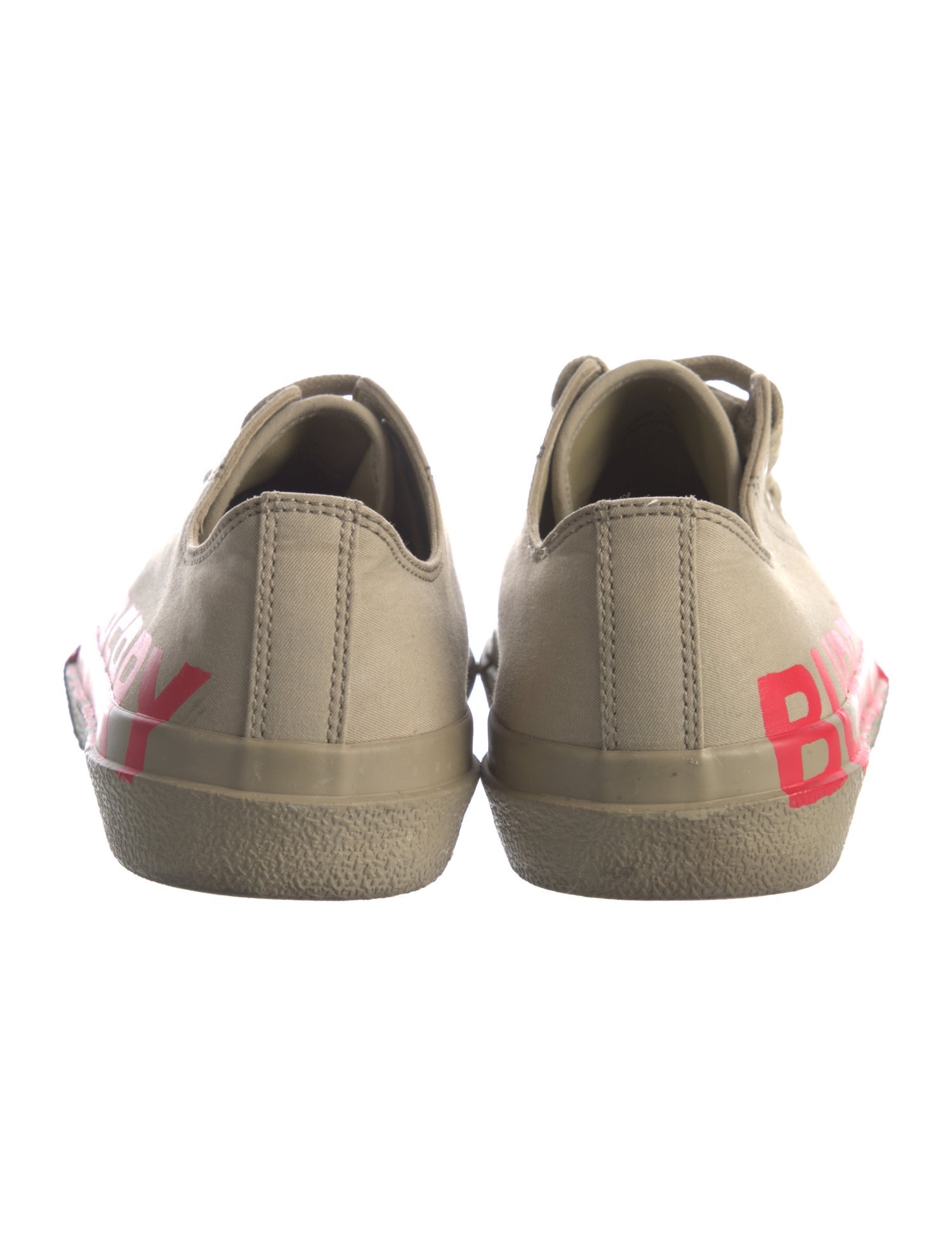 Burberry Canvas Graphic Print Sneakers