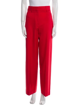 Burberry Virgin Wool Wide Leg Pants