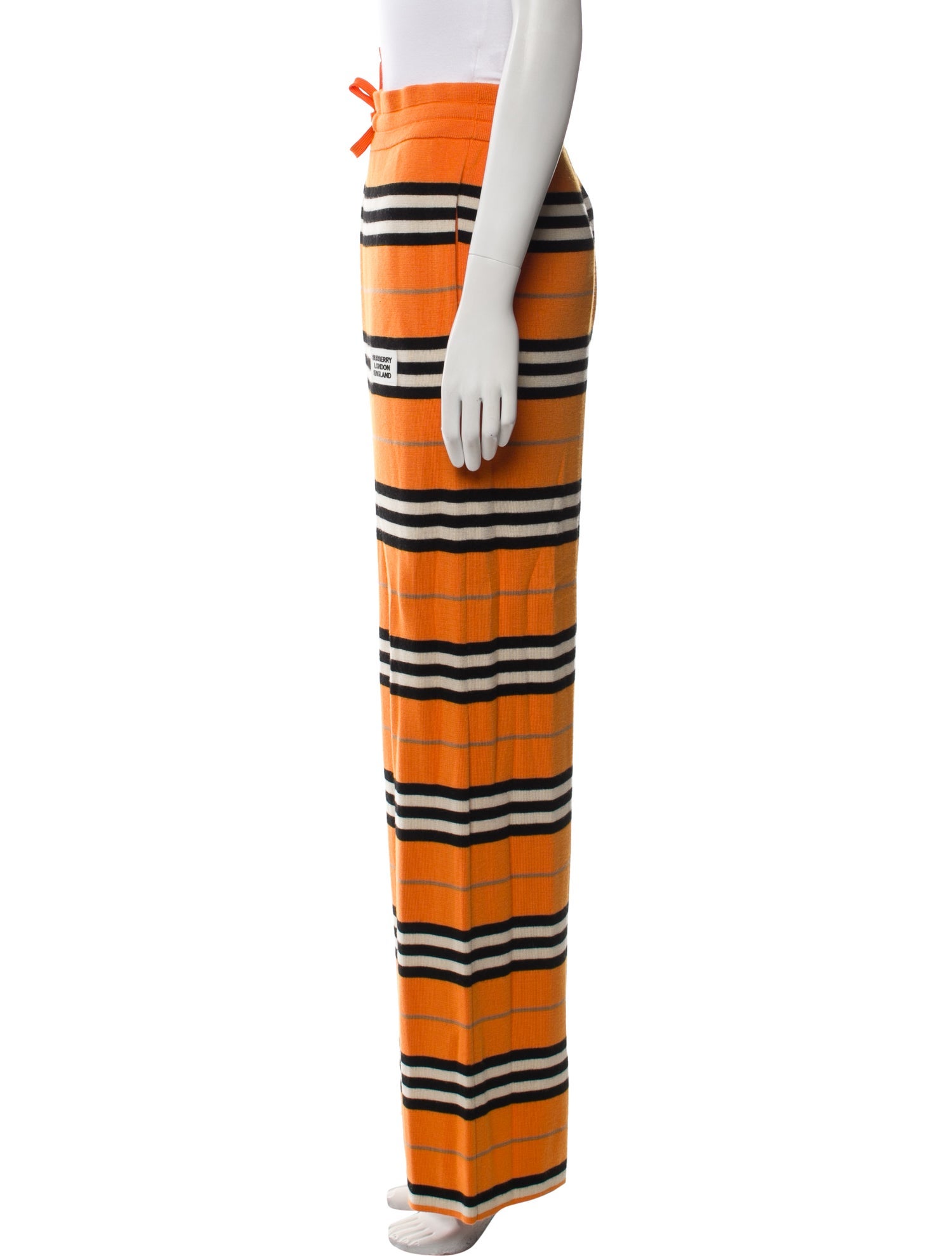 Burberry Merino Wool Striped Sweatpants w/ Tags