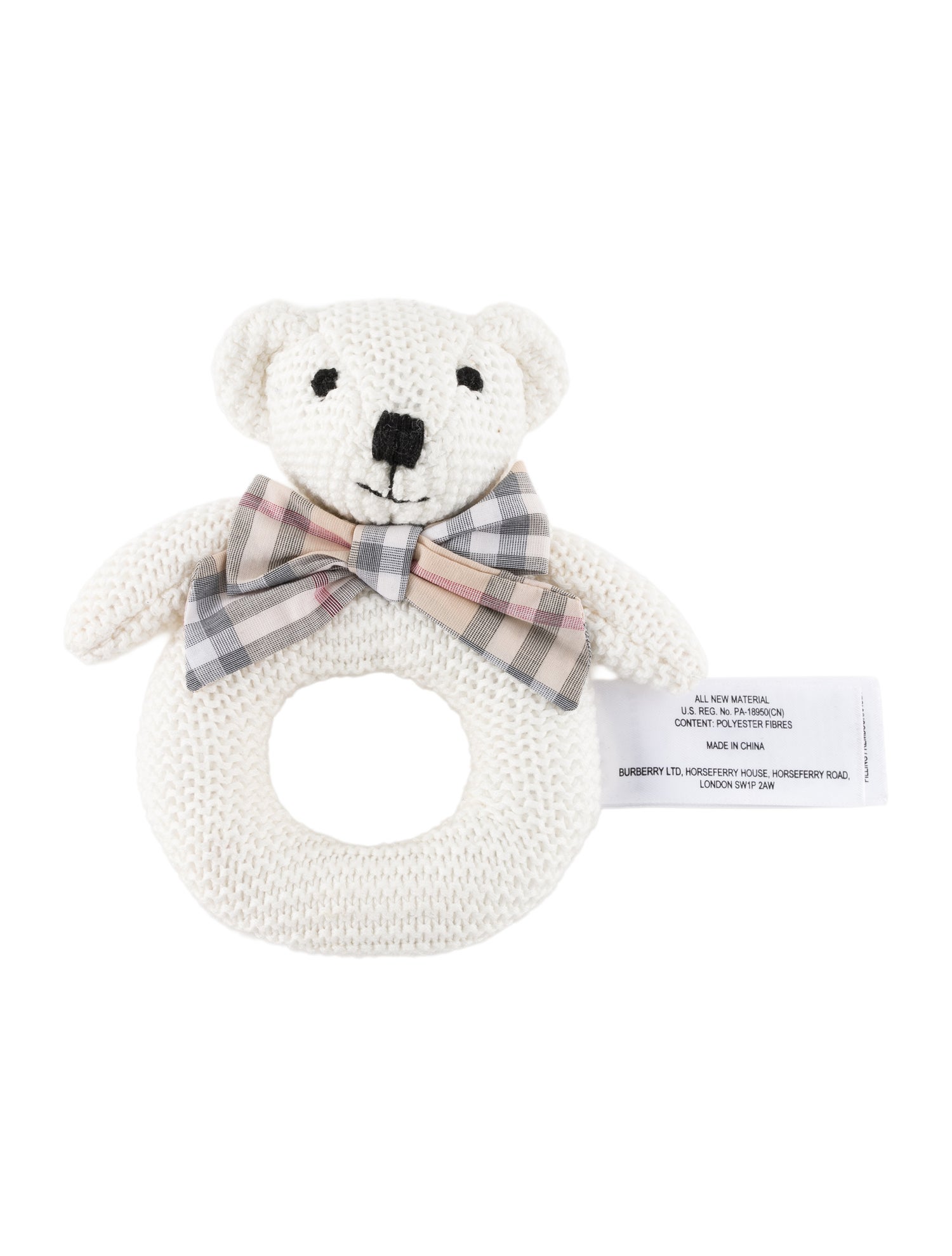 Burberry Infant Rattle Toy