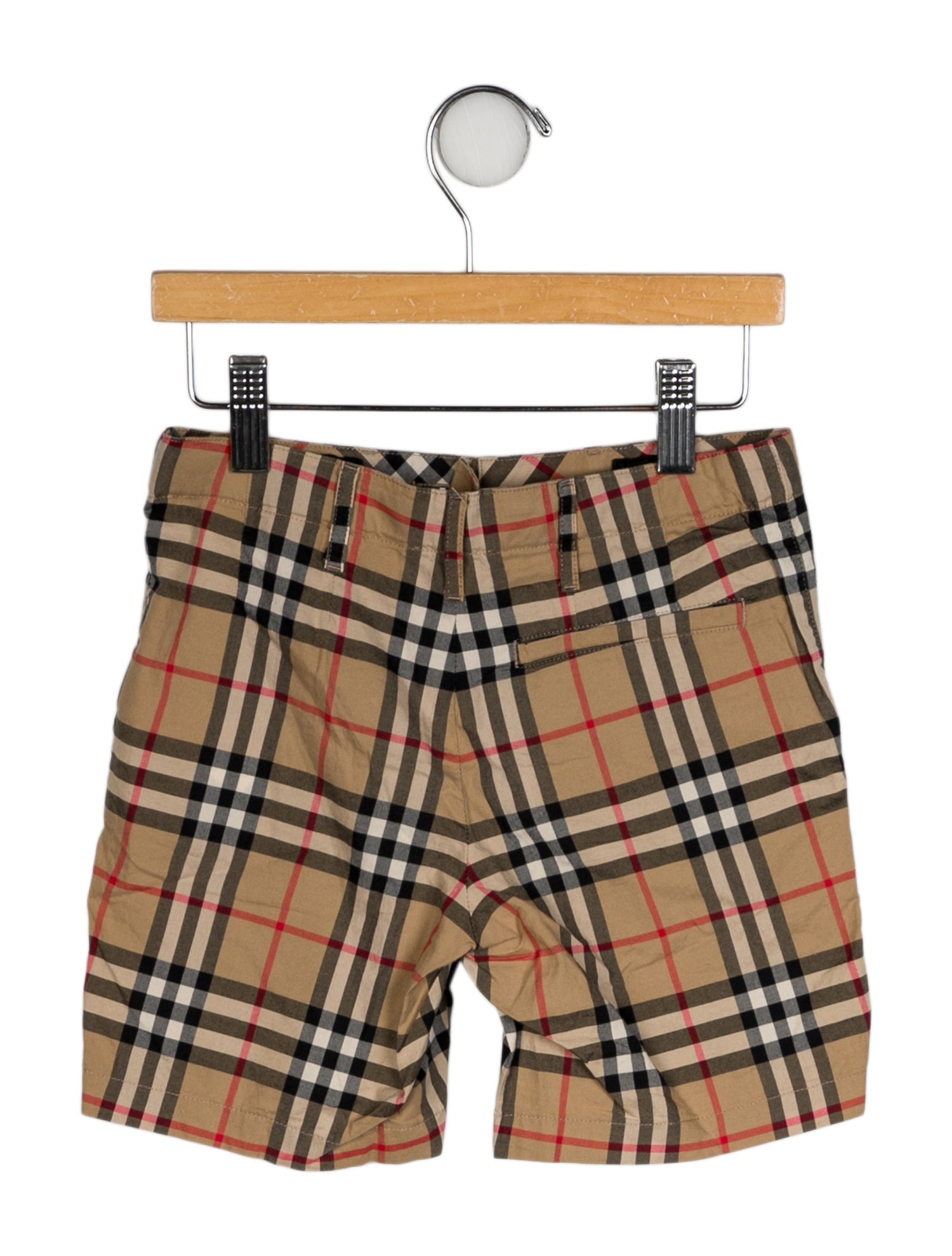 Burberry Check Print Shorts