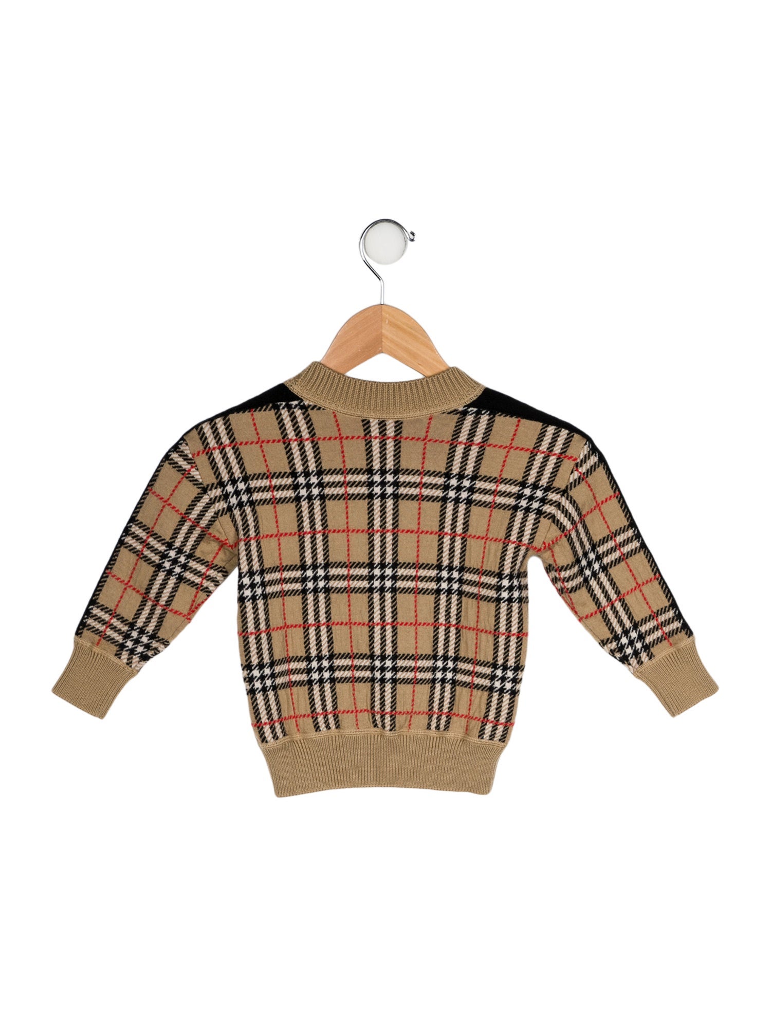 Burberry Check Print Sweater