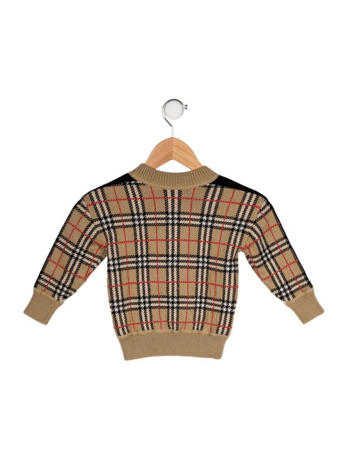Burberry Check Print Sweater