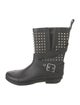 Burberry Spike Accents Rubber Rain Boots
