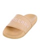 Burberry Rubber Printed Slides