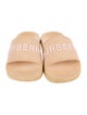 Burberry Rubber Printed Slides