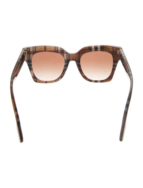 Burberry TB Monogram Wayfarer Sunglasses
