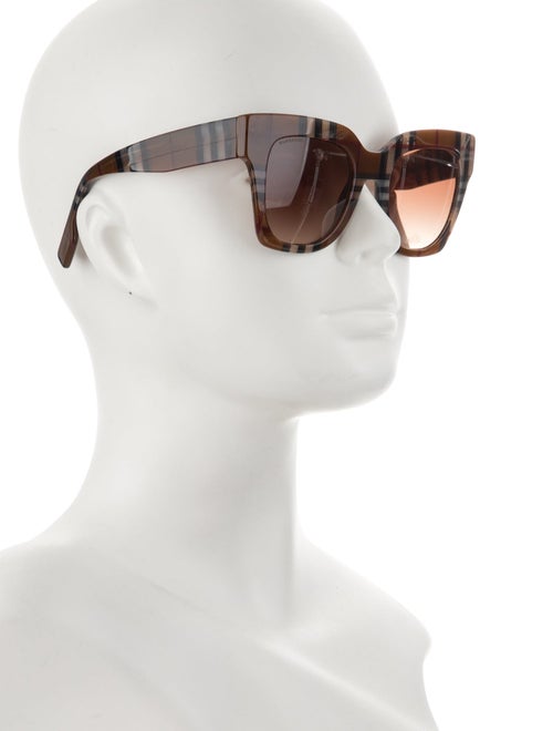 Burberry TB Monogram Wayfarer Sunglasses