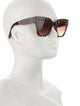 Burberry TB Monogram Wayfarer Sunglasses