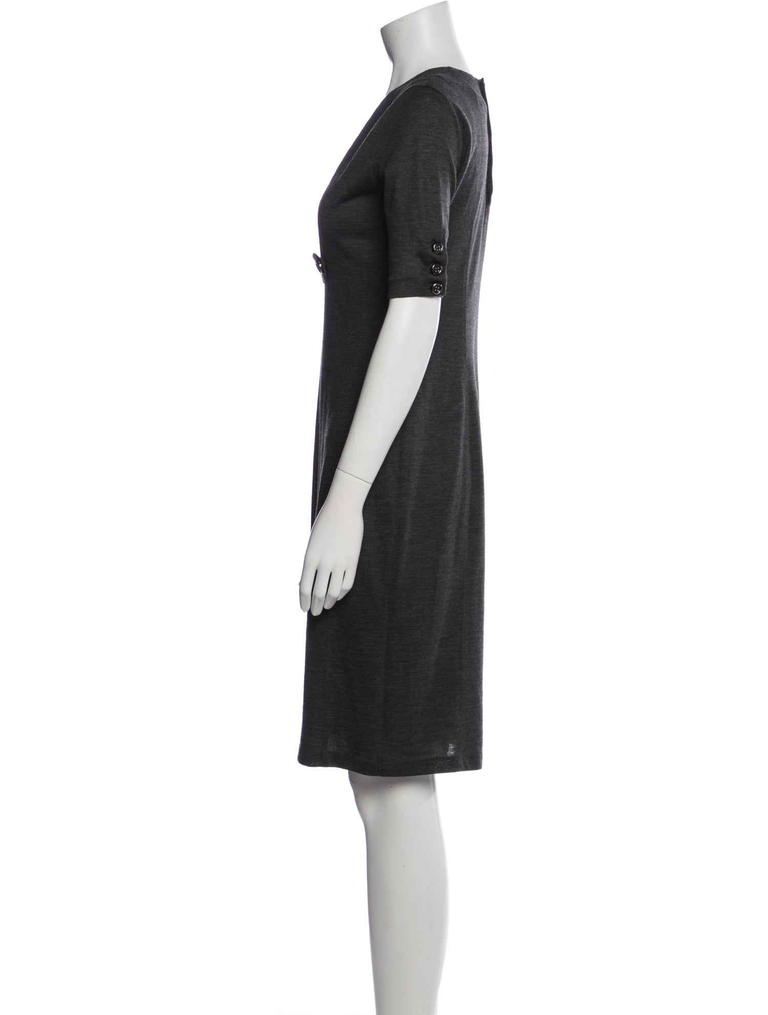 Burberry Wool Knee-Length Dress
