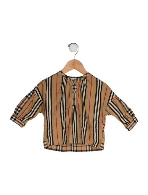 Burberry Check Print Casual Top