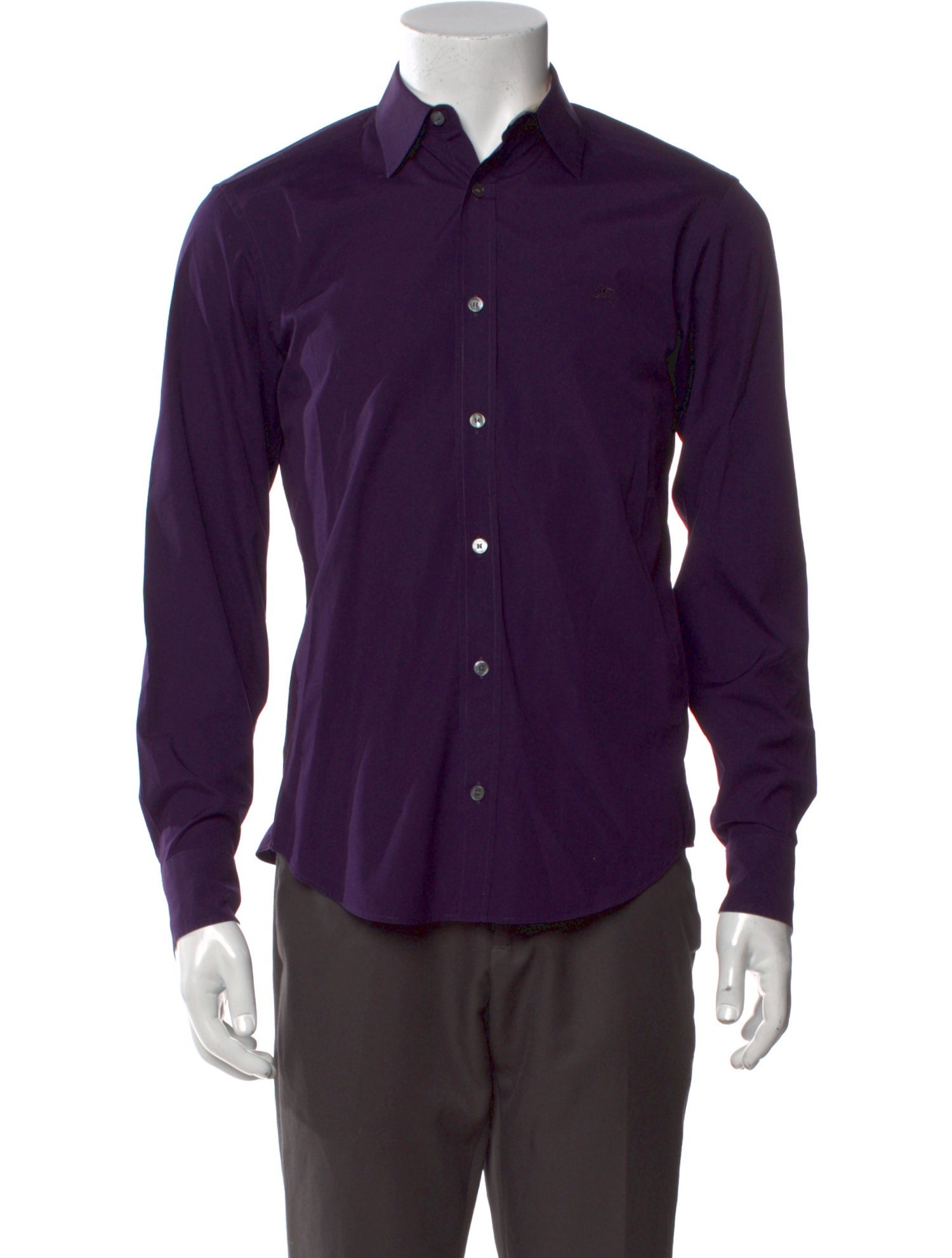 Burberry Nova Check Pattern Long Sleeve Shirt