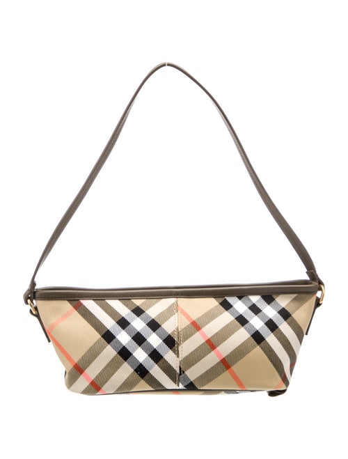Burberry Super Nova Check Top Handle Bag