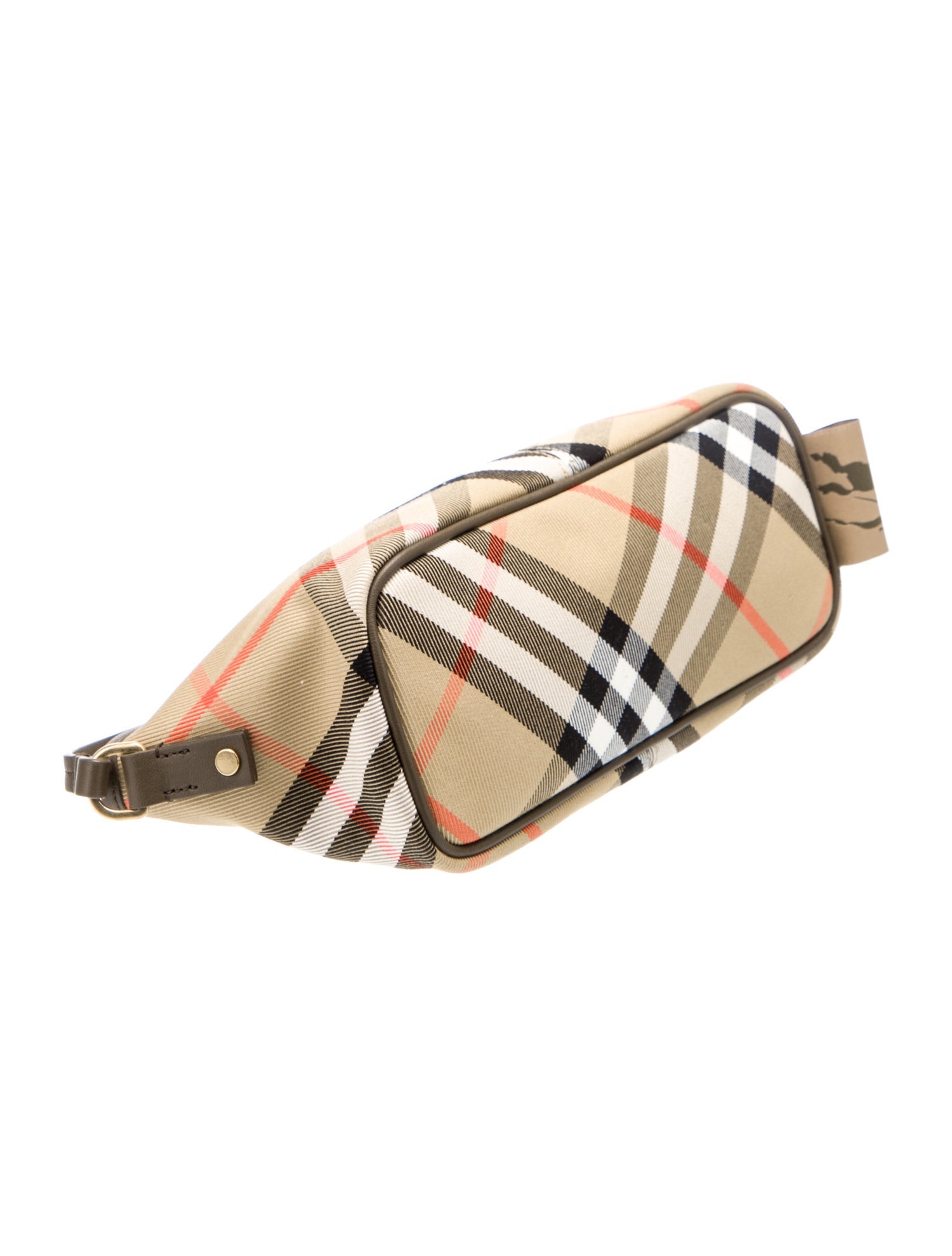 Burberry Super Nova Check Top Handle Bag - Neutrals Handle Bags