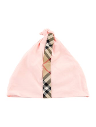 Burberry Infant Girls' Check Trim Hat