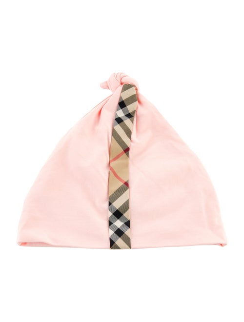 Burberry Infant Girls' Check Trim Hat