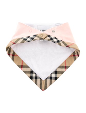 Burberry Infants' Nova Check Trimmed Bib