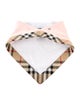 Burberry Infants' Nova Check Trimmed Bib