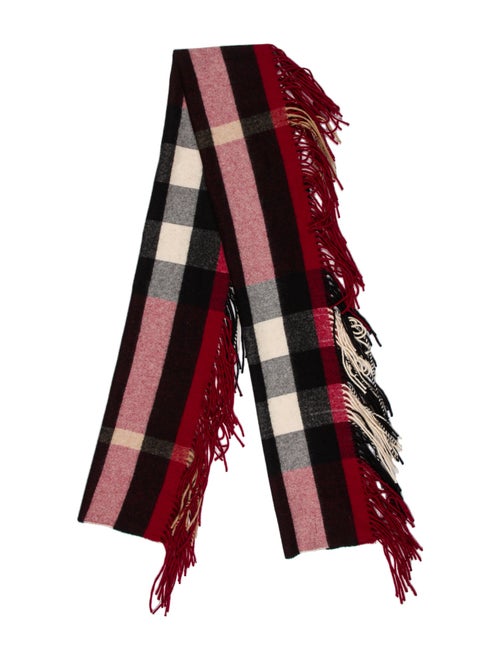 Burberry Cashmere Striped Scarf