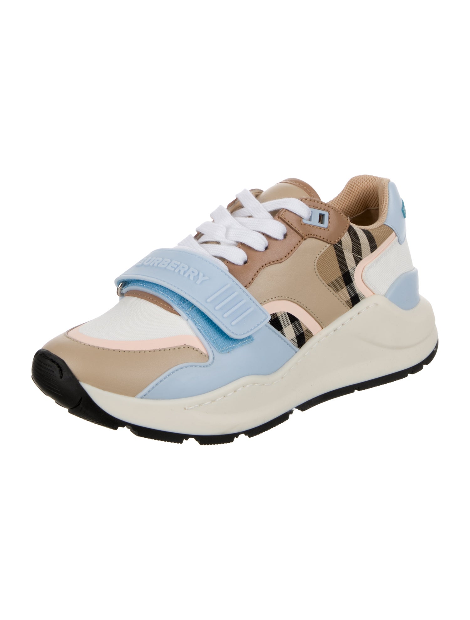 Burberry Leather Printed Sneakers