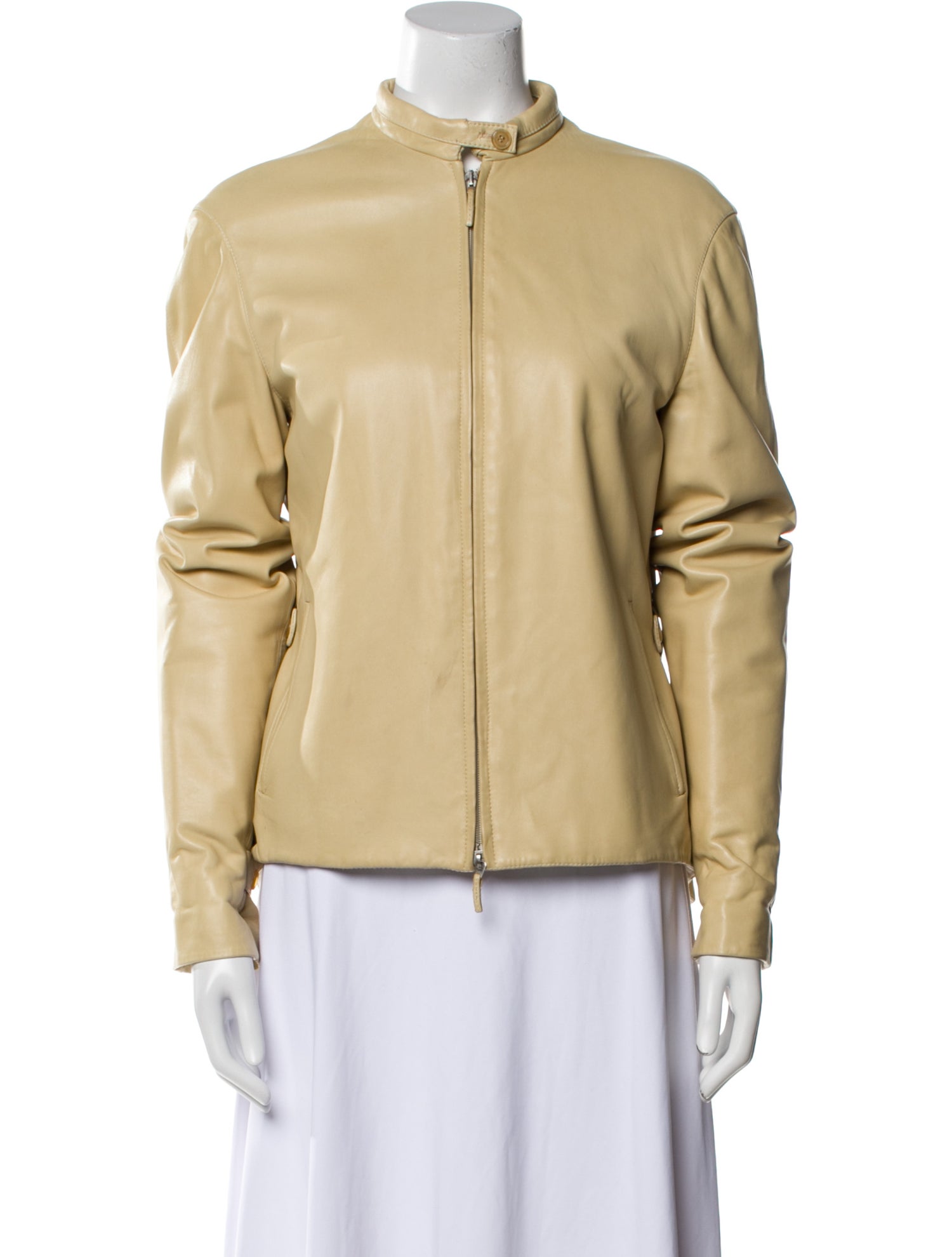 Burberry Leather Biker Jacket