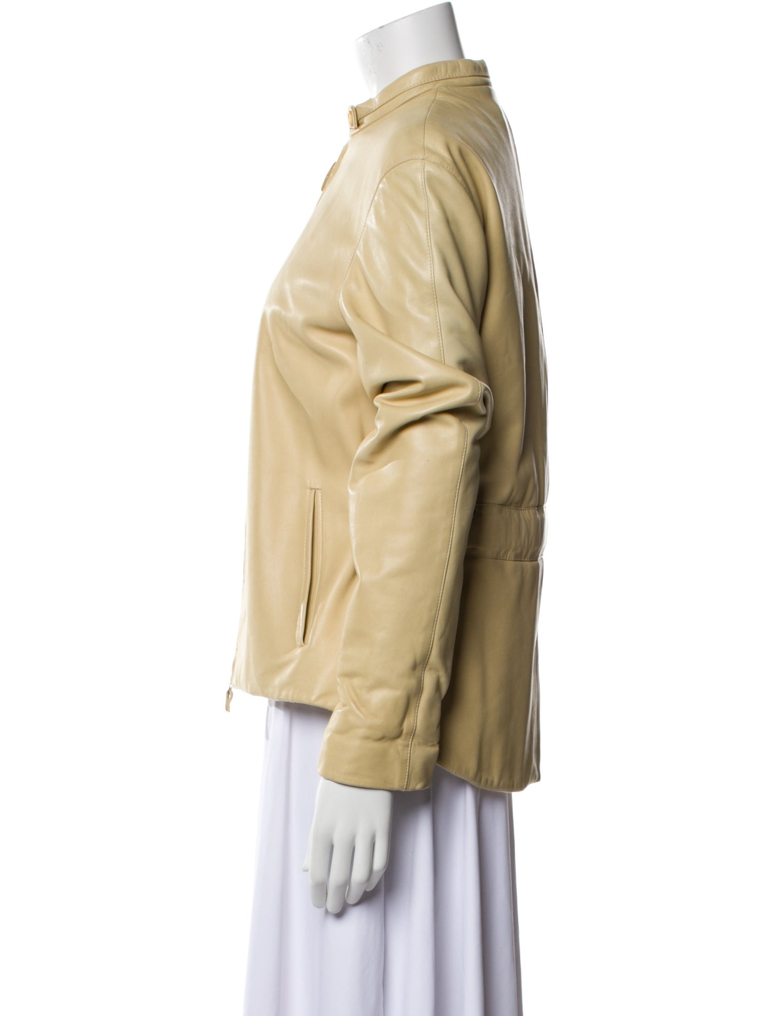 Burberry Leather Biker Jacket