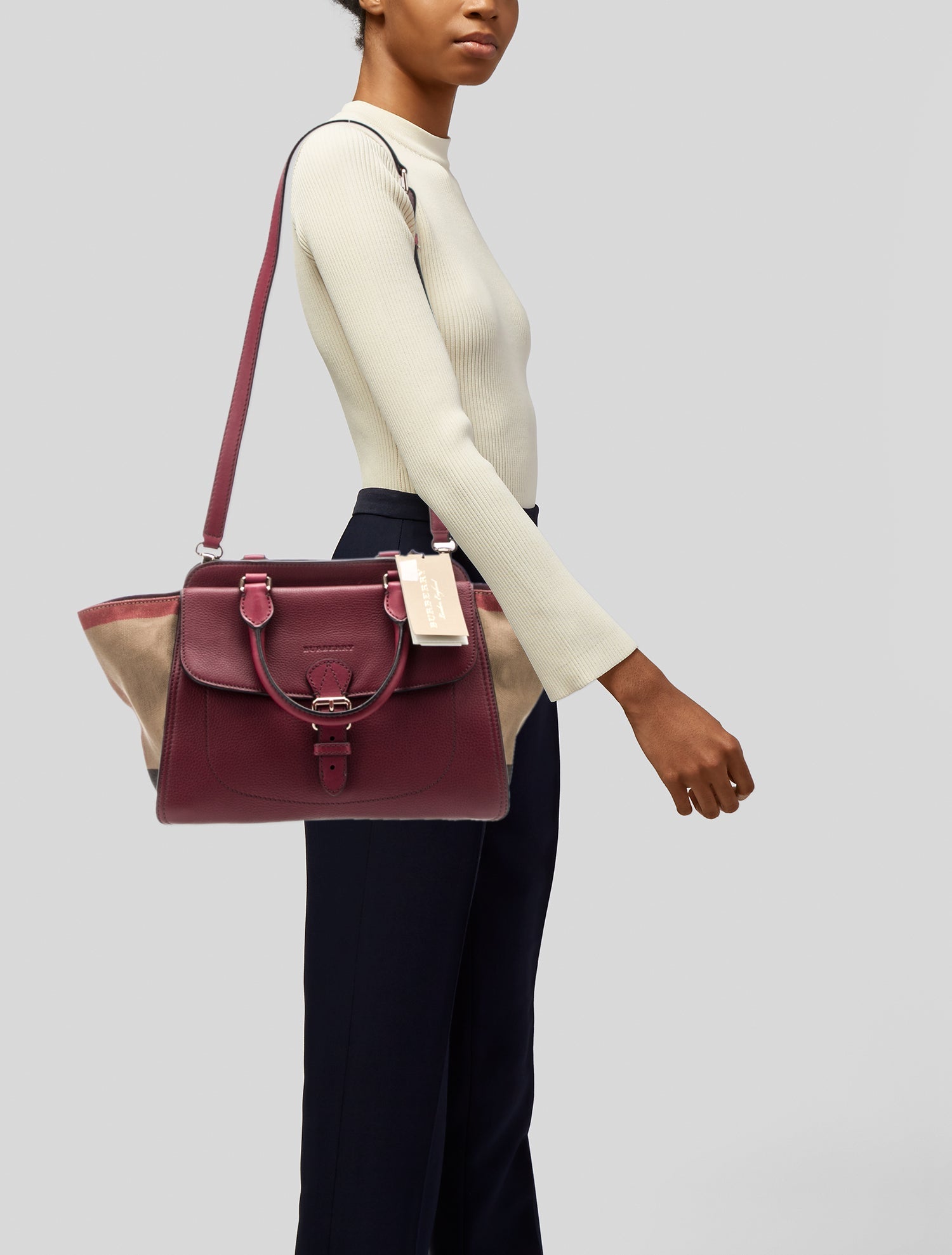 Burberry House Check Top Handle Bag