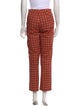 Burberry Plaid Print Straight Leg Pants