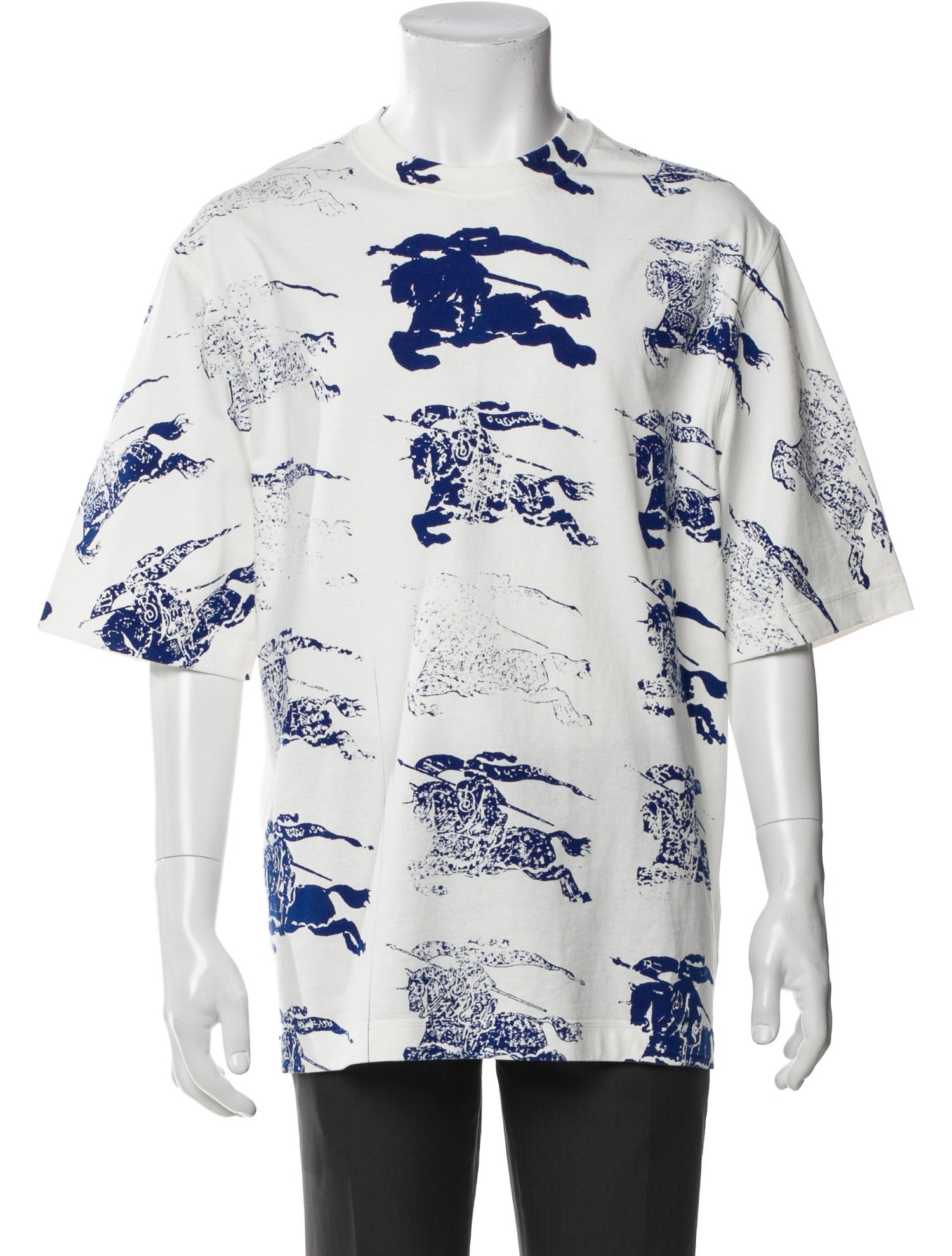 Burberry Printed Crew Neck T-Shirt w/ Tags