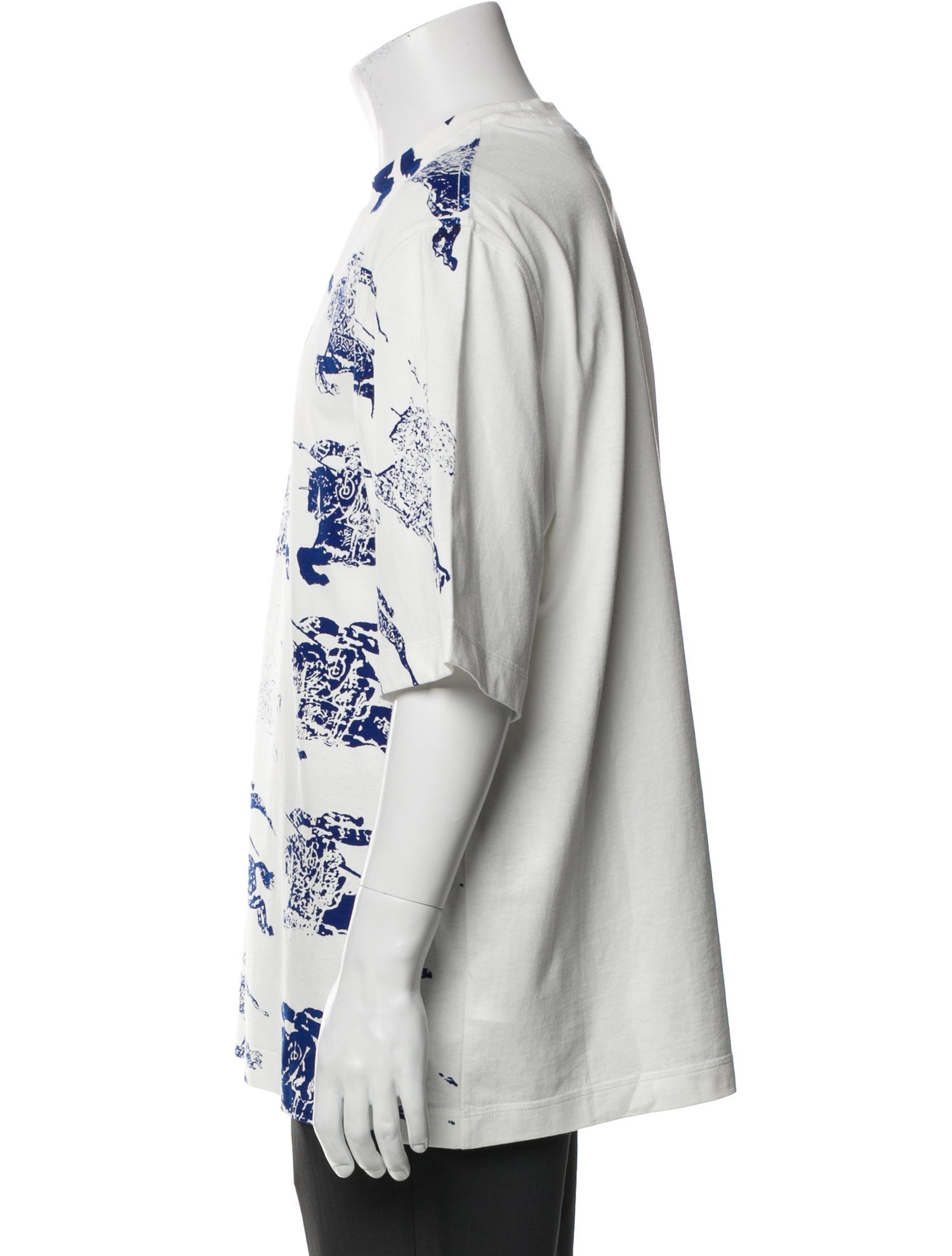 Burberry Printed Crew Neck T-Shirt w/ Tags