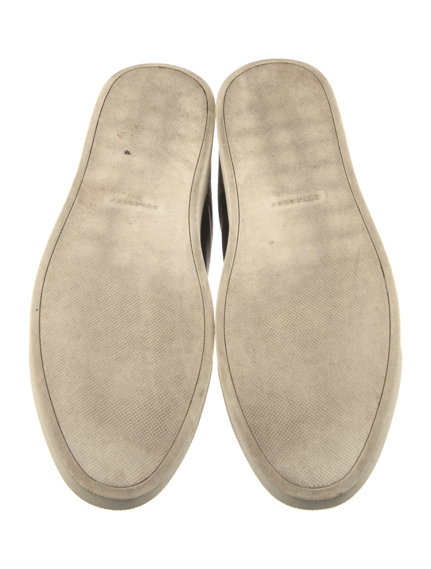 Burberry Nova Check Pattern Leather Sneakers