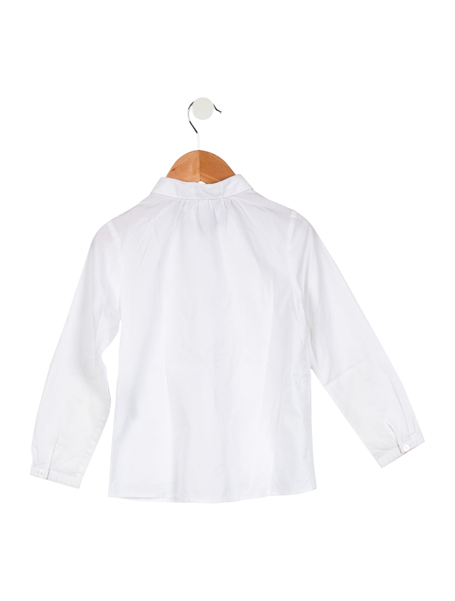 Burberry Girls' Solid Button Up Shirt