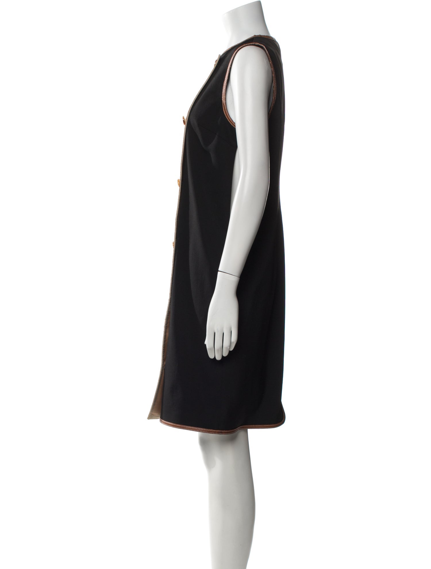 Burberry Wool Knee-Length Dress