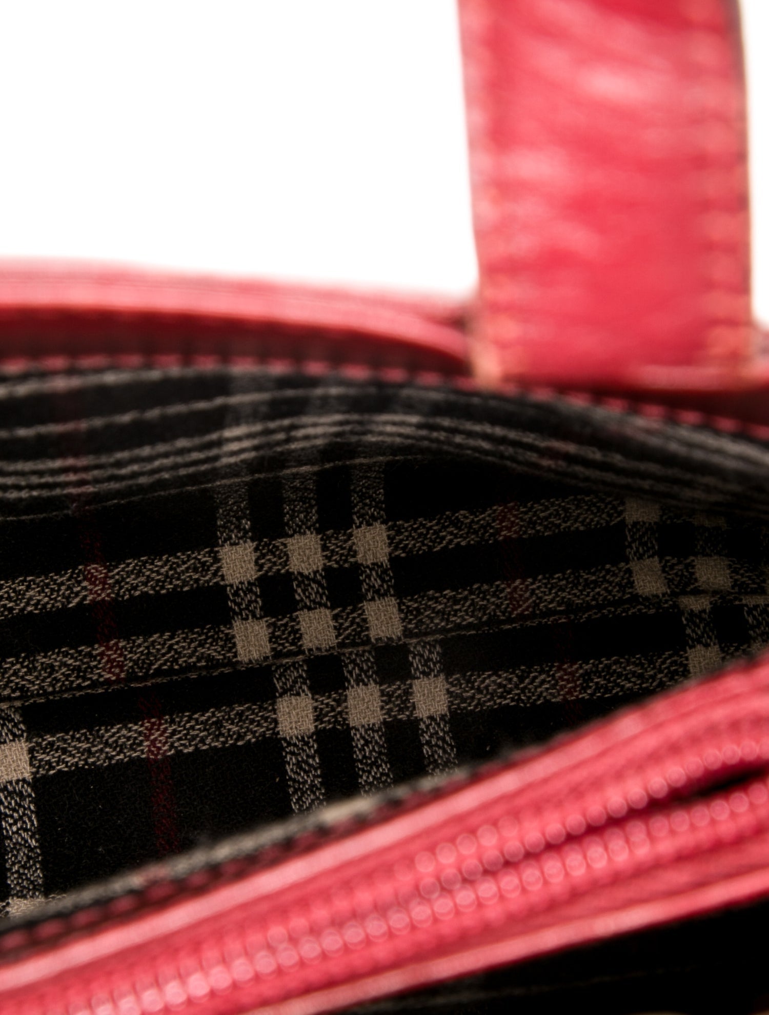 Burberry Leather Top Handle Bag