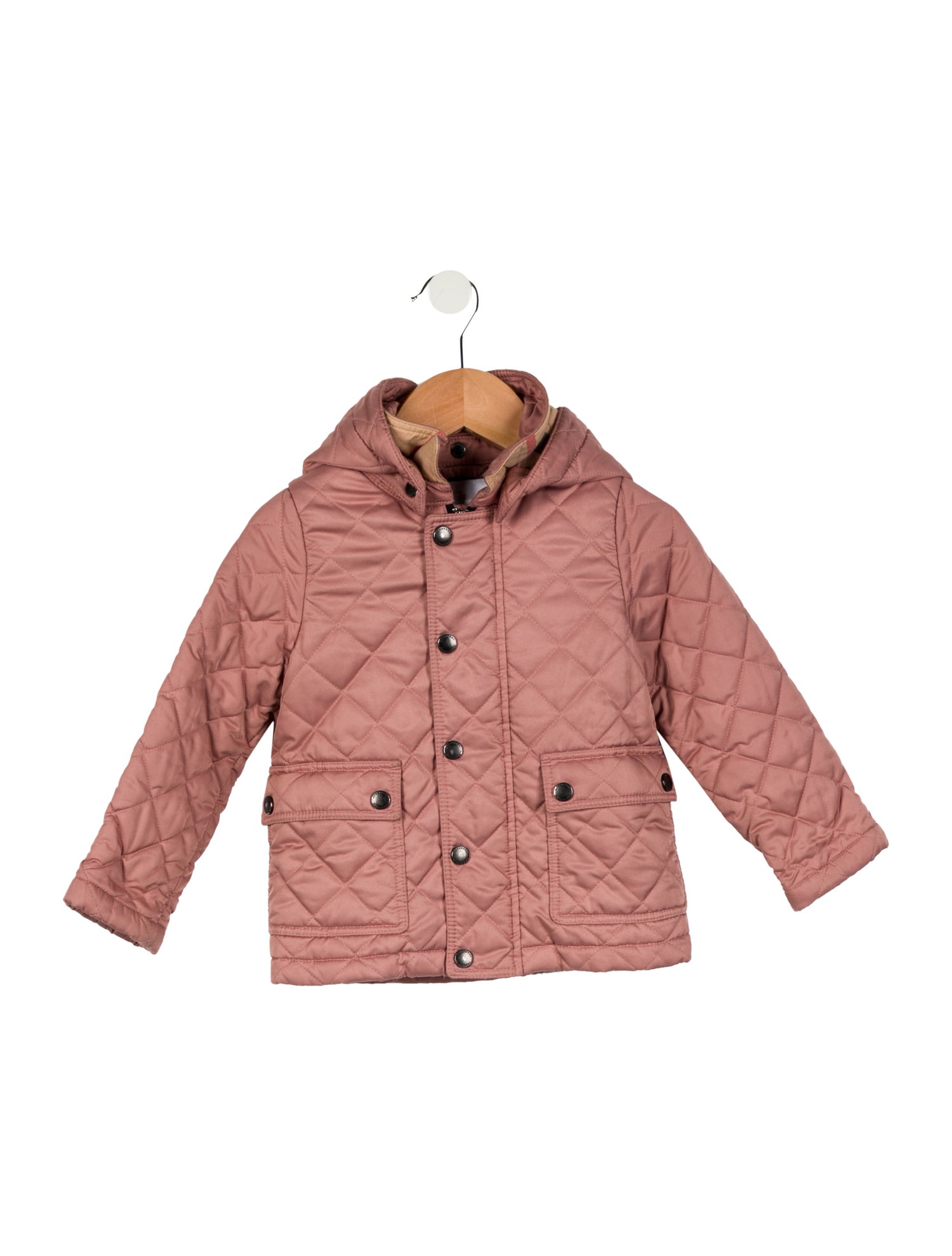 Burberry Toddler Girls' Solid Quilted Jacket