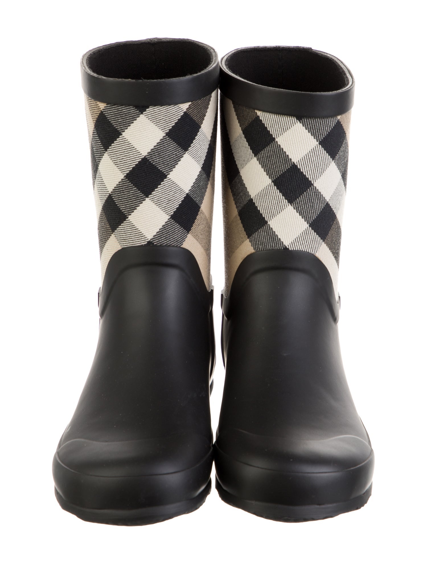 Burberry Kids' Checkprint Rain Boots