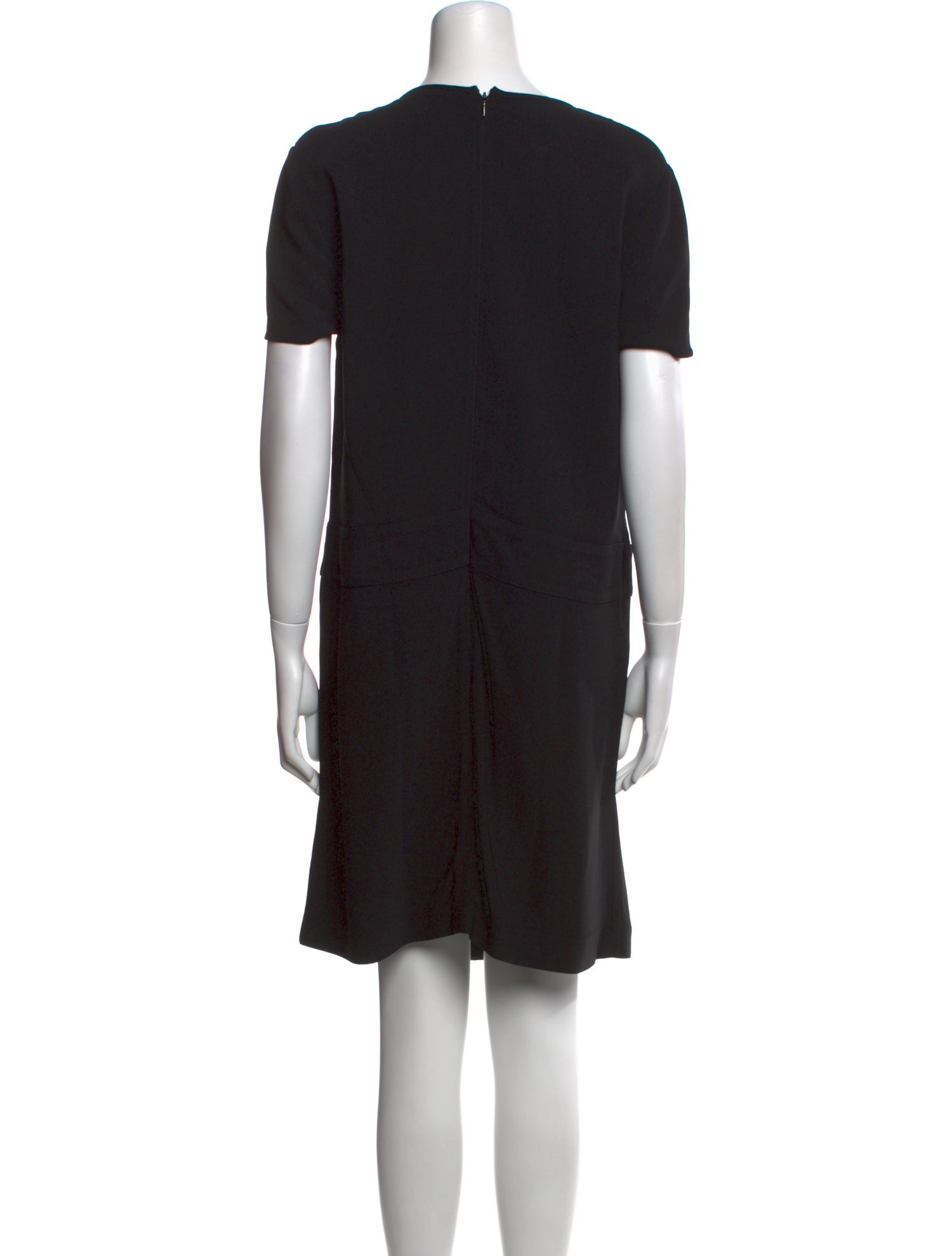 Burberry Scoop Neck Knee-Length Dress
