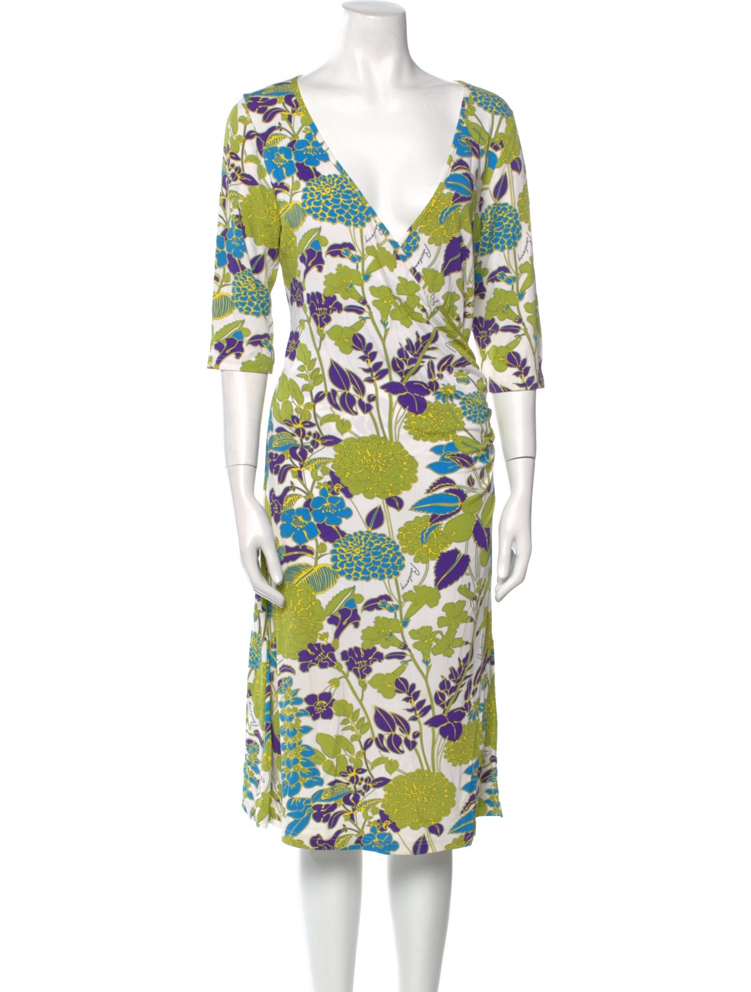 Burberry Printed Knee-Length Dress