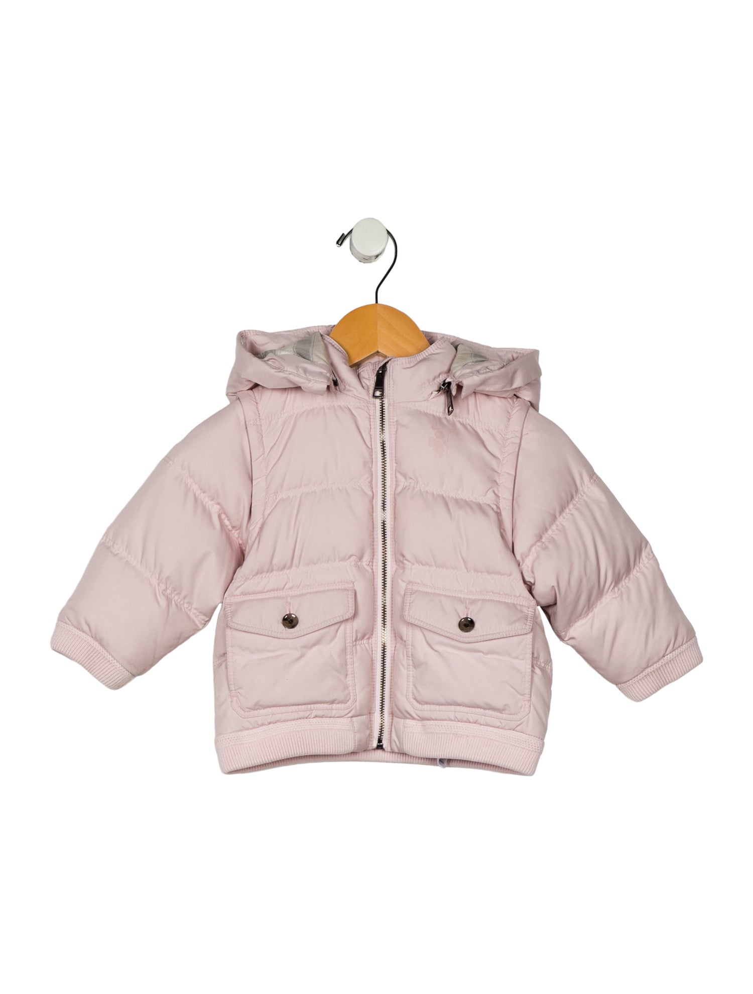 Burberry Girls Infant Long Sleeve Zip Up Jacket