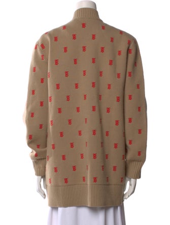 Burberry Printed V-Neck Sweater
