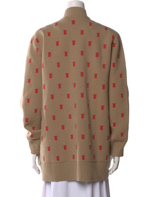 Burberry Printed V-Neck Sweater