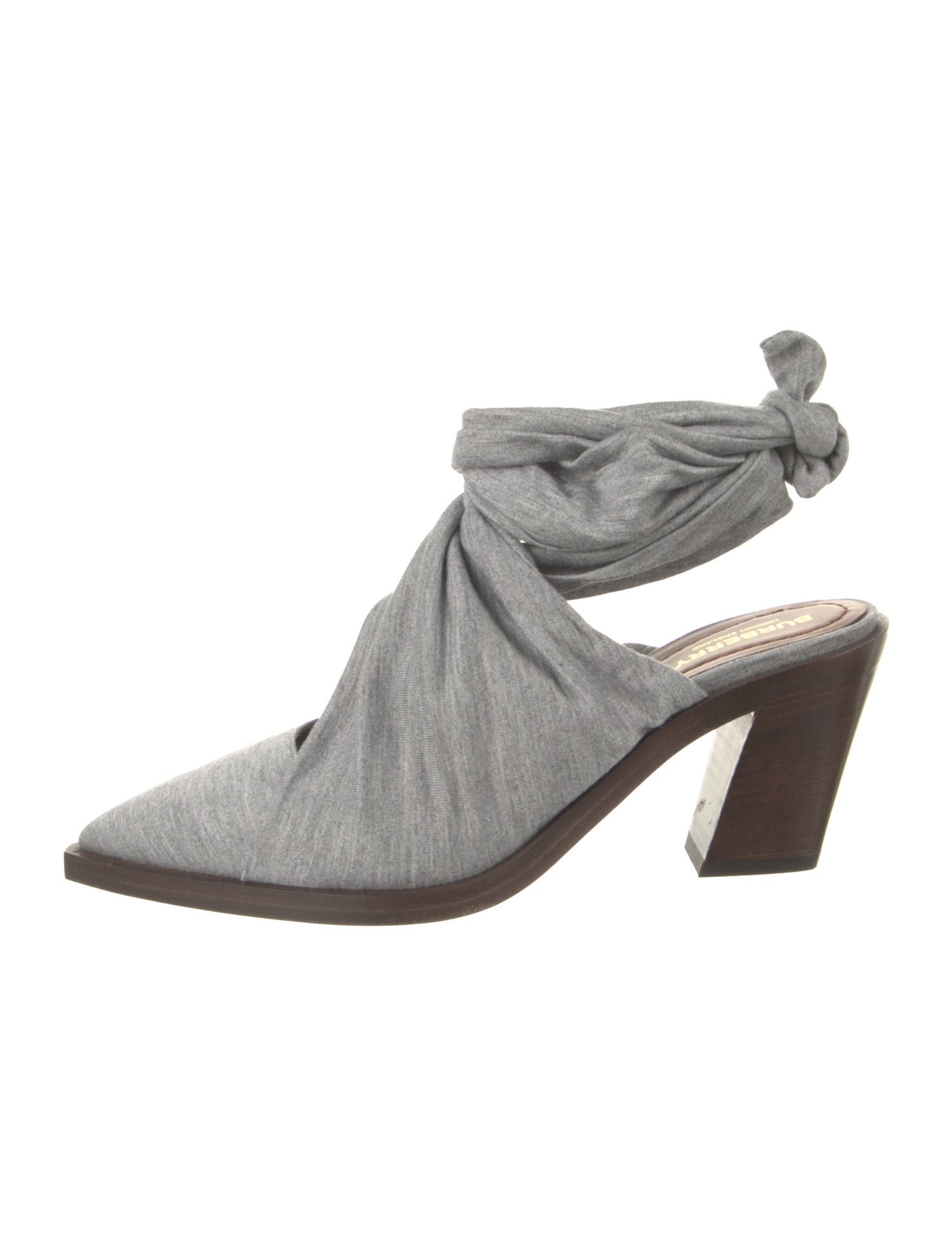 Burberry Tillington Colorblock Pattern Slingback Pumps