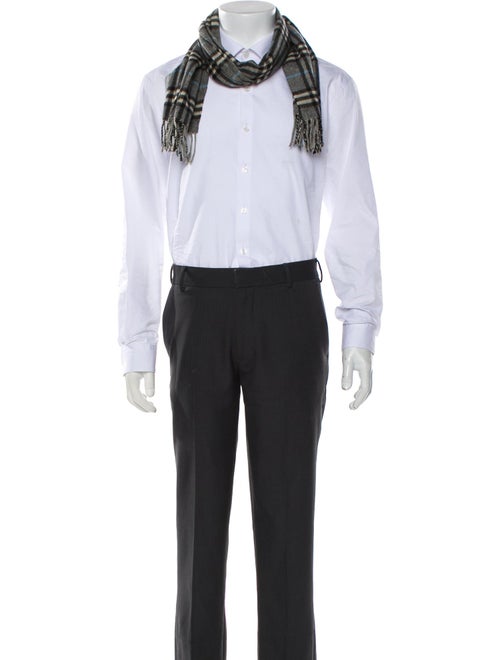 Burberry Cashmere Nova Check Pattern Scarf