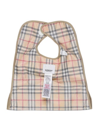 Burberry Infants' Checkprint Baby Bib
