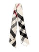 Burberry Cashmere Nova Check Pattern Scarf