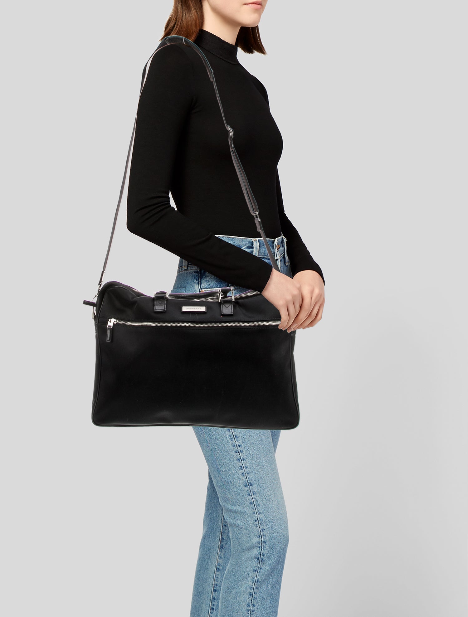 Burberry Nova Check Briefcase