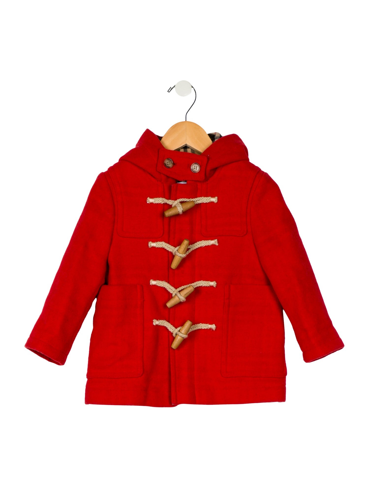 Burberry Girls Long Sleeve Wool Coat